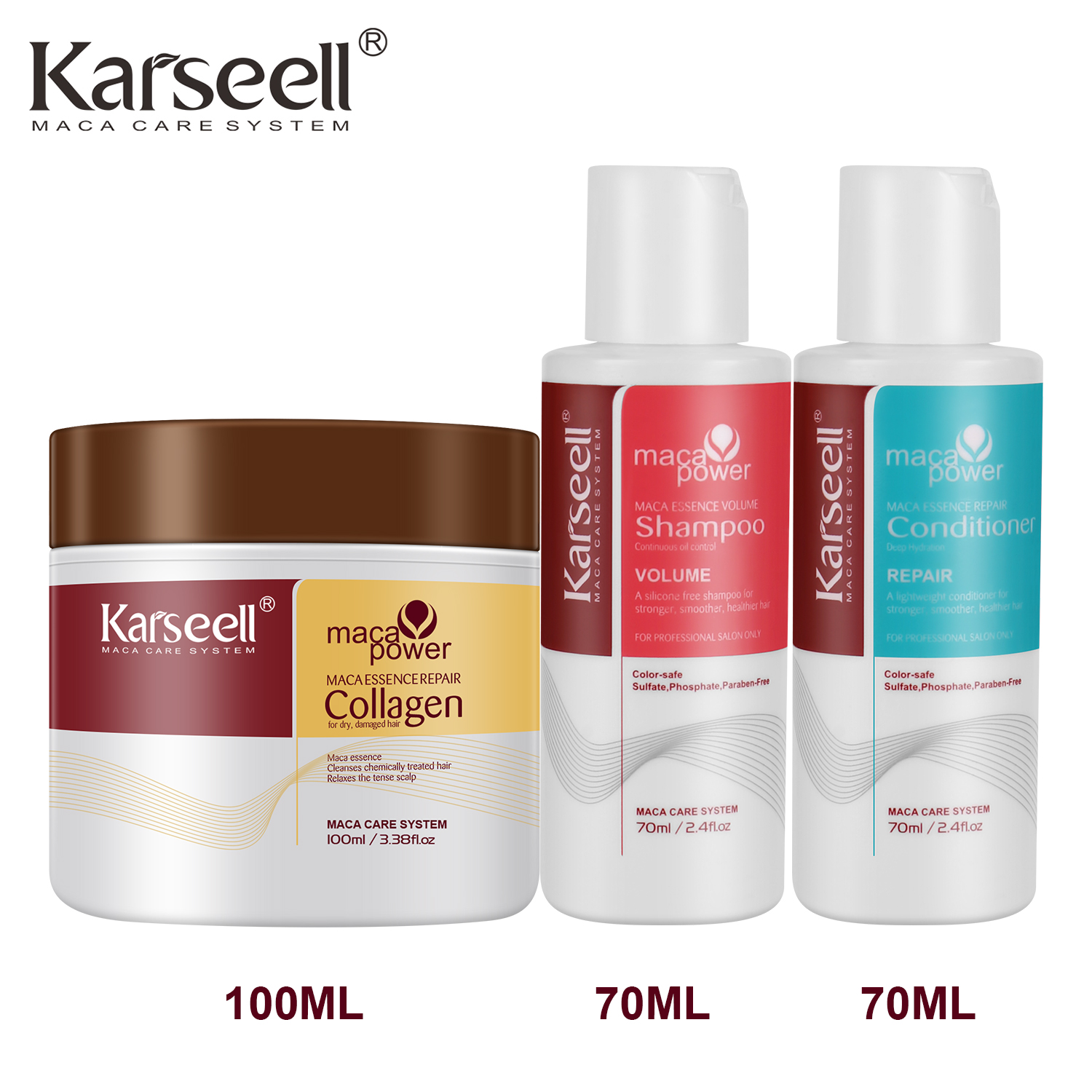 Dry Shampoo Travel - Karseell Collagen Hair Treatment Deep Repair