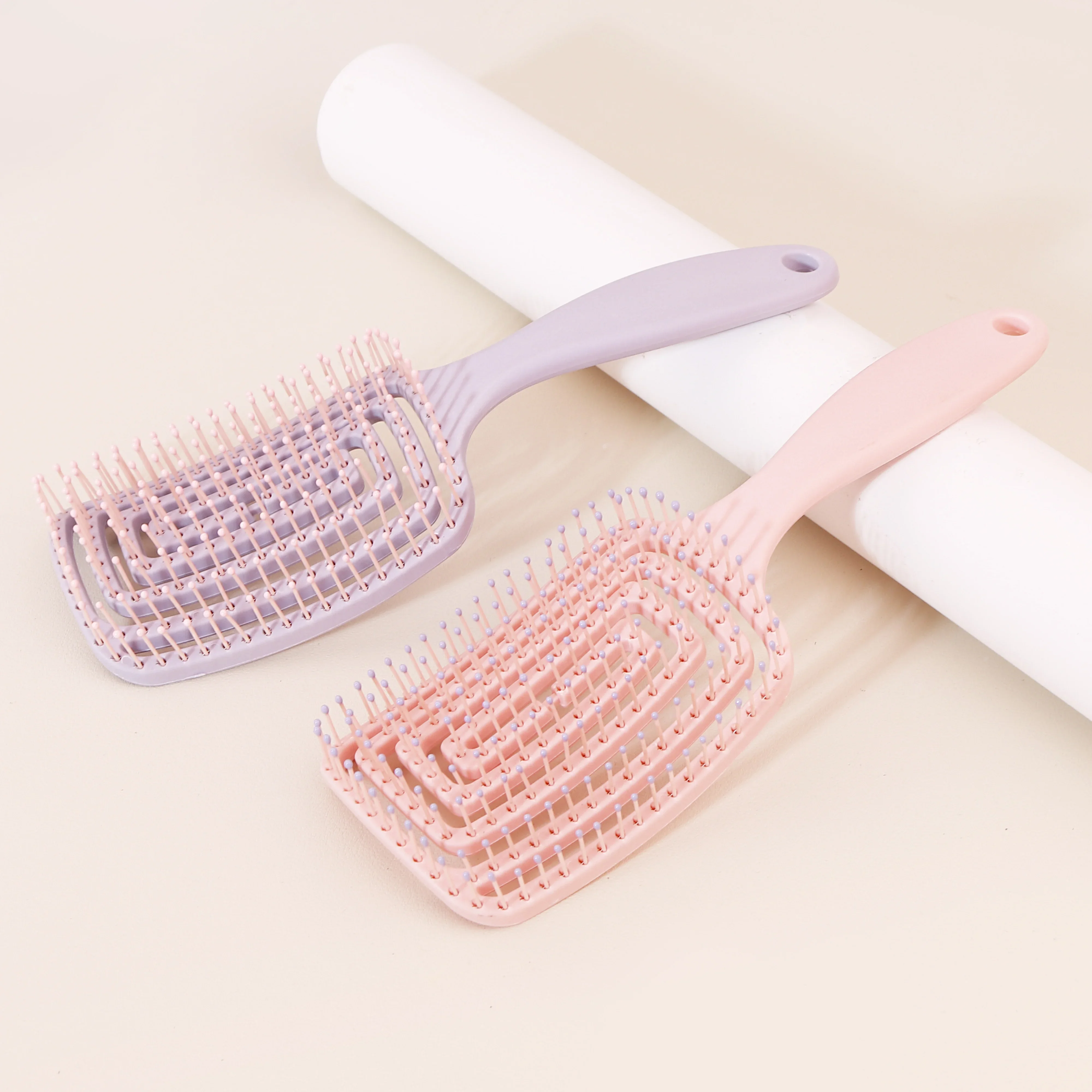 Hair Care For Curly Dry Hair - 1PCS tangled hair brush, dual-purpose dry