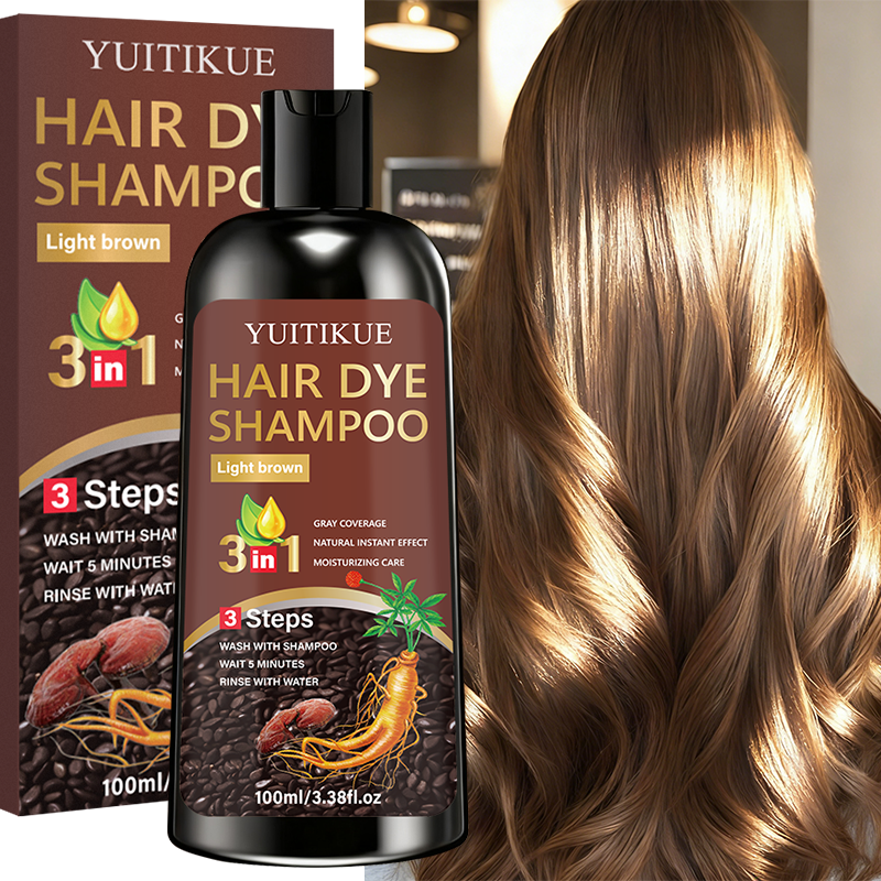YUITIKUE Light Brown Hair Dye  - Hair Care Step 评论和价格