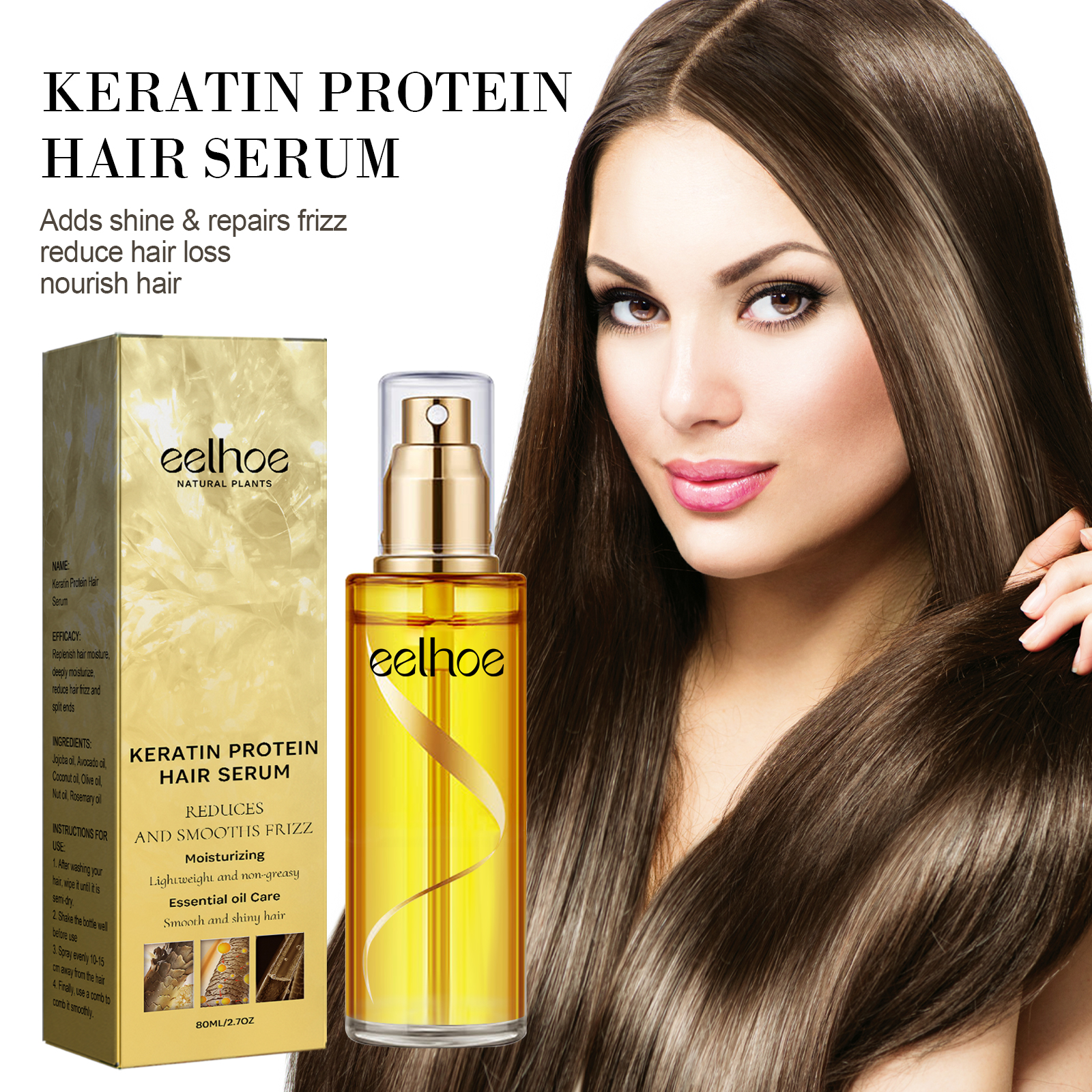 Keratin Hair Growth Care Essen - Hair Care For Curly Dry Hair 评论和价格