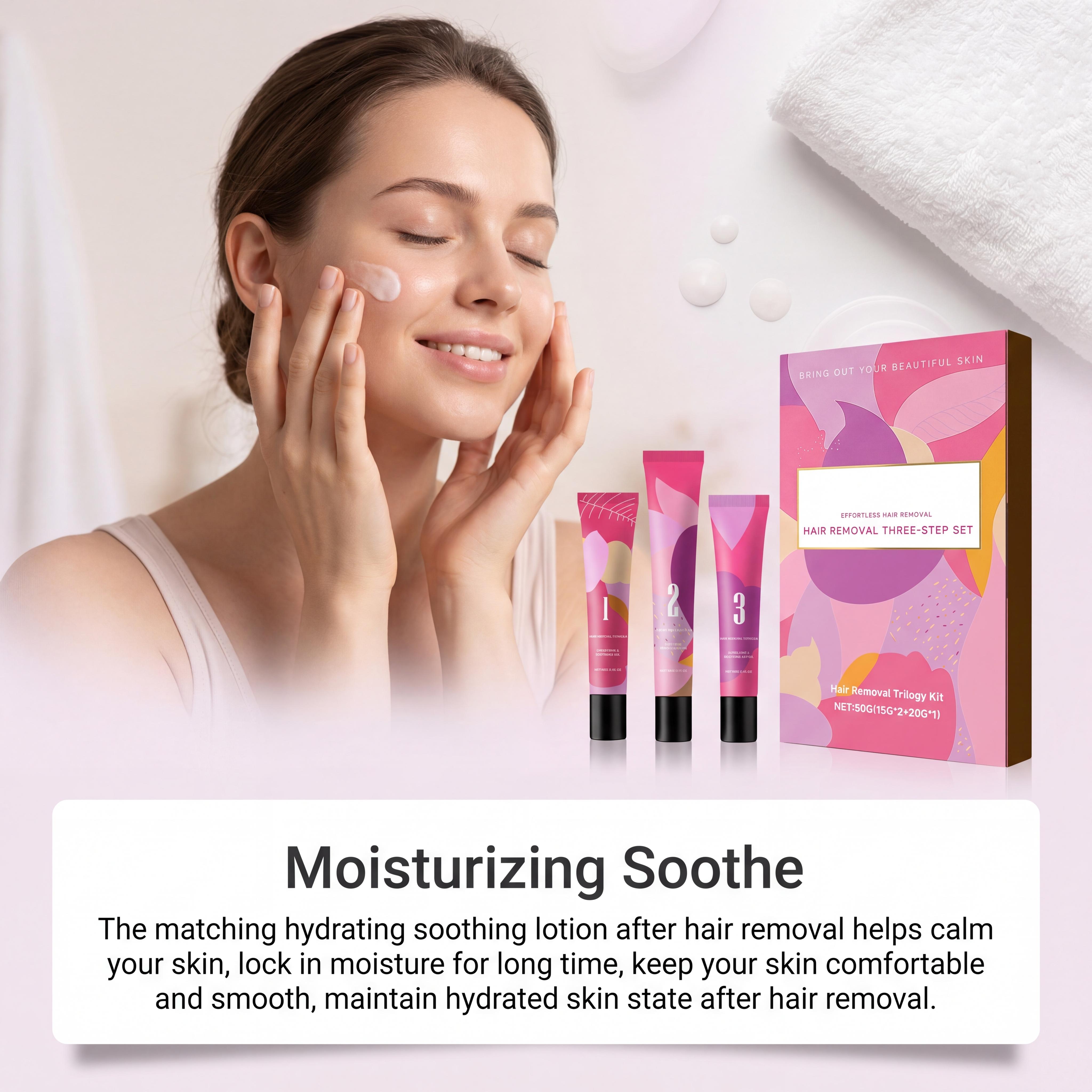 Hair Removal Cream Kit 3-Step  - Hair Care Step 评论和价格