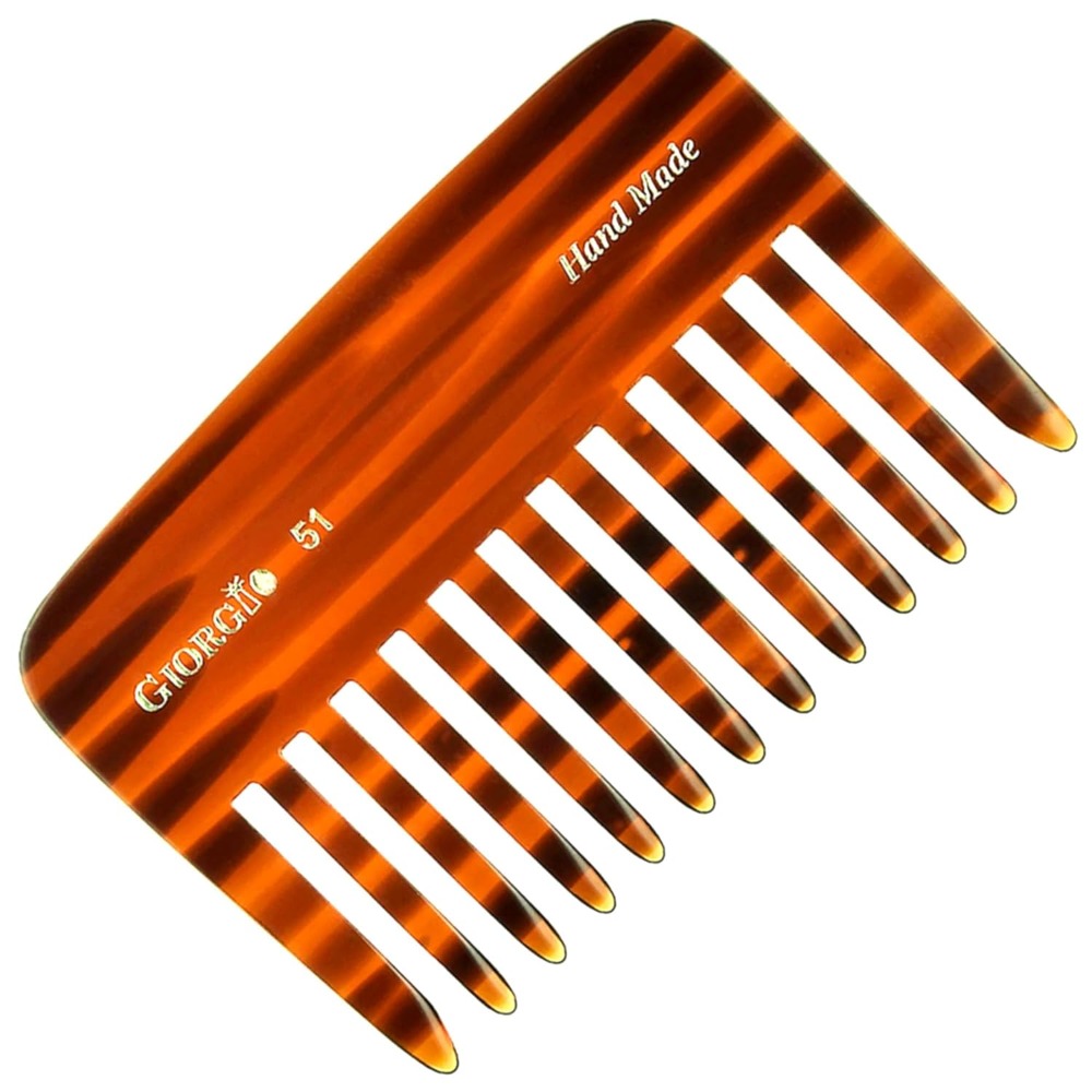 G51 Wide Tooth Detangling Comb - Hair Care For Curly Dry Hair 评论和价格