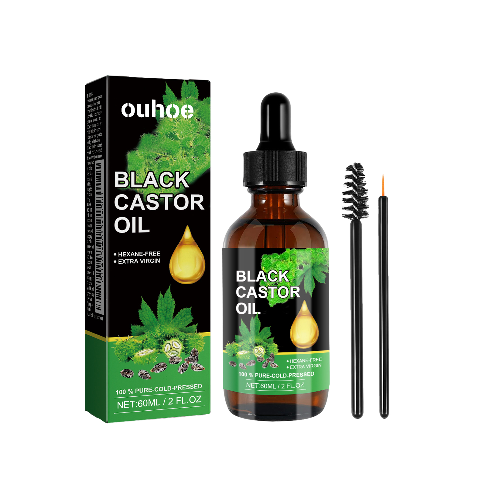 Black Castor Oil Nourishes Hai - Hair Care Natur 评论和价格