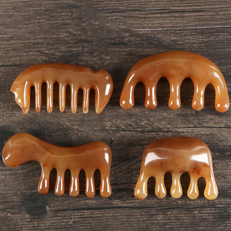 Natural Ox Horn Gua Sha Tools  - Hair Care Natur 评论和价格