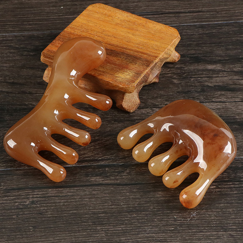 Natural Ox Horn Gua Sha Tools  - Hair Care Natur 评论和价格