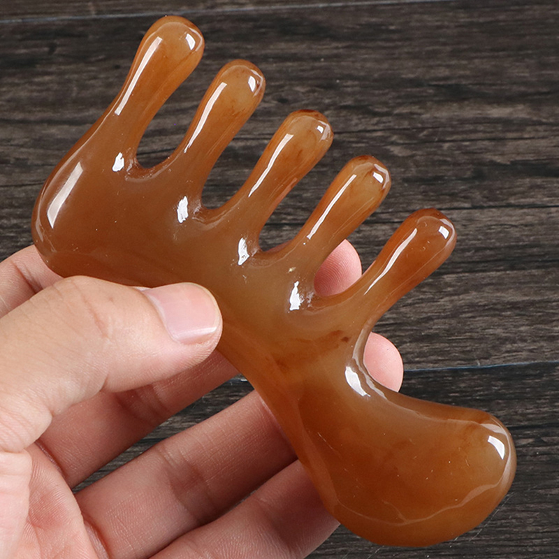 Natural Ox Horn Gua Sha Tools  - Hair Care Natur 评论和价格