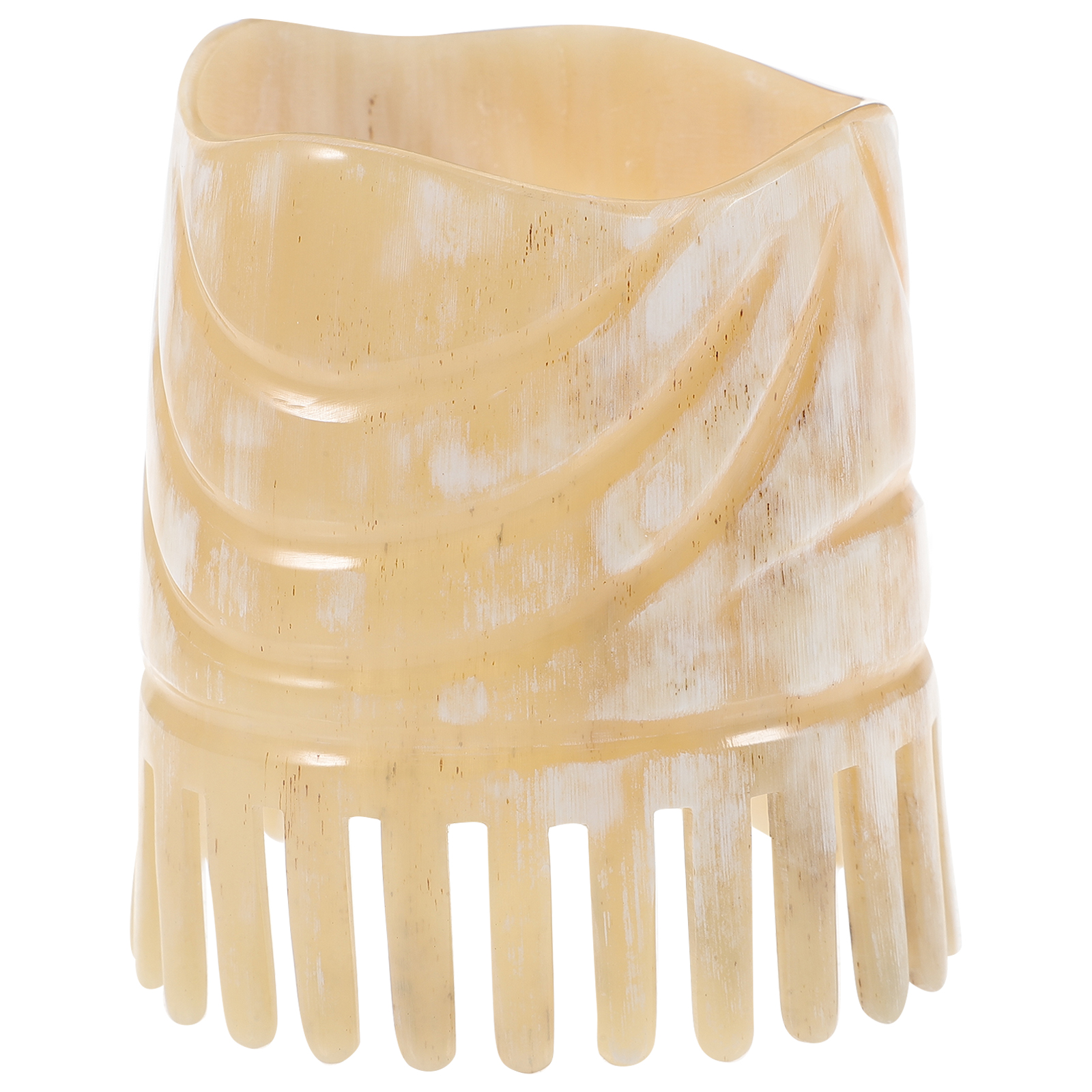 Portable Oxhorn Haircomb With  - Hair Care Tips 评论和价格