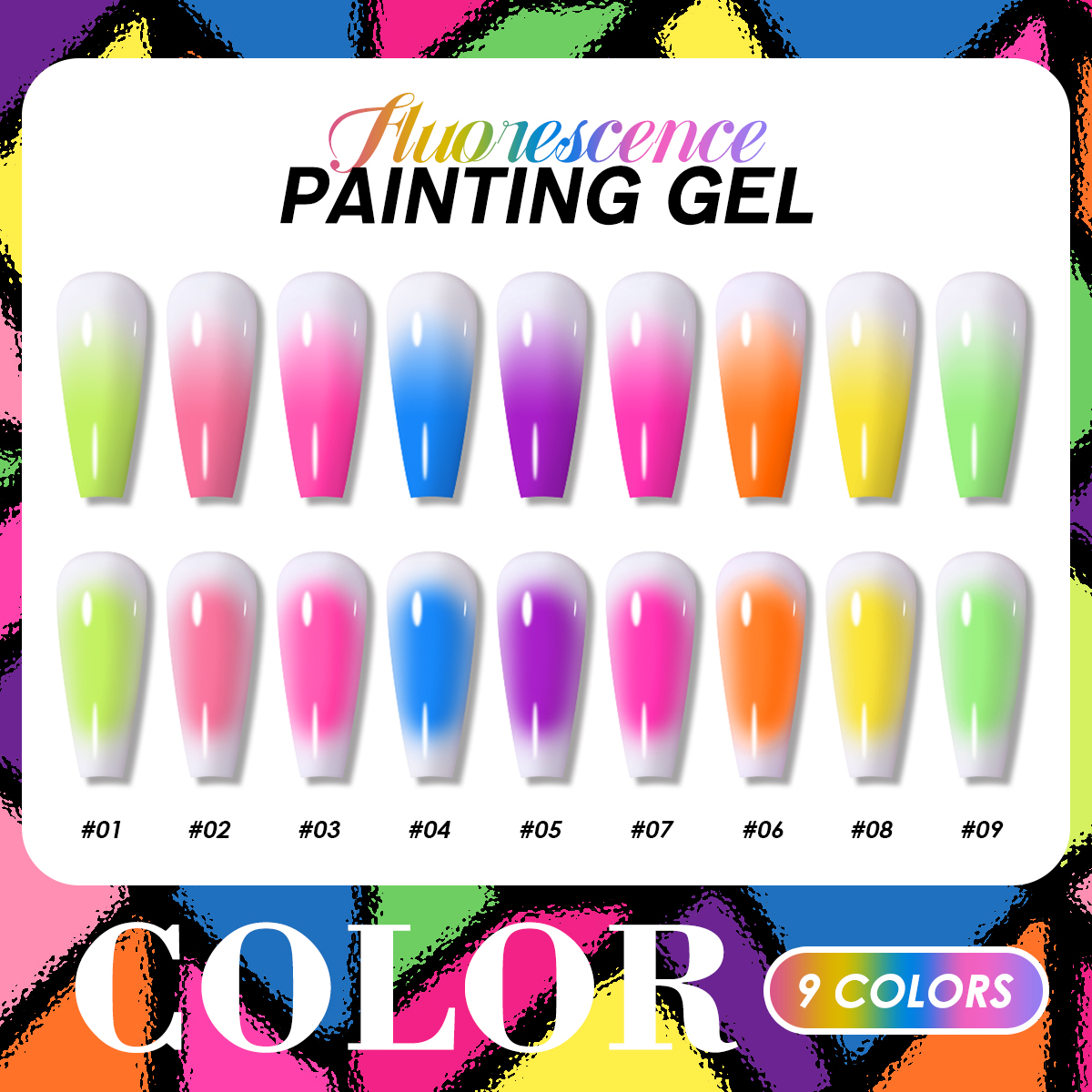 9-color solid nail polish ，pat - Hair Care Gel 评论和价格