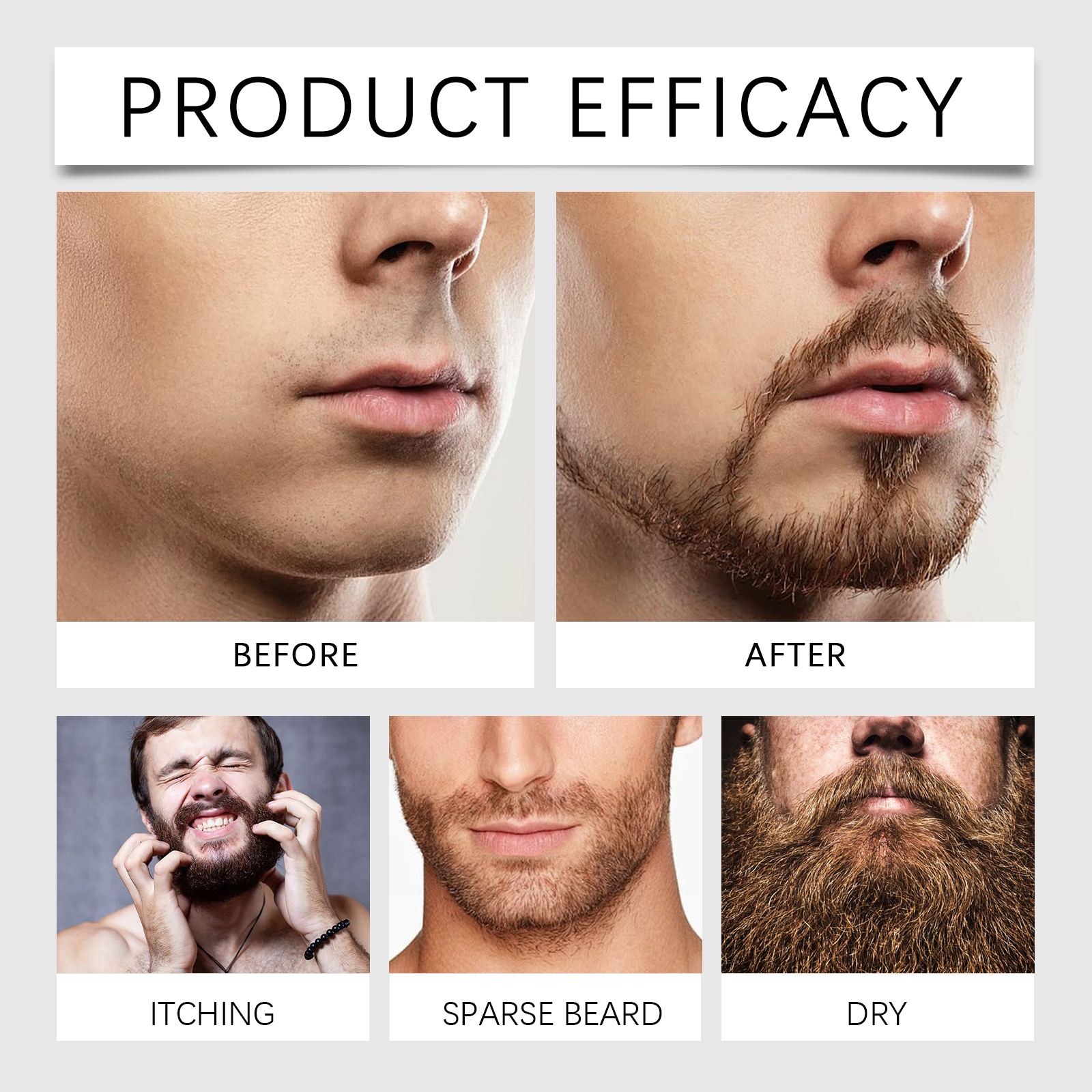 Men Beard Oil Enhance Mustache - Hair Care Natur 评论和价格