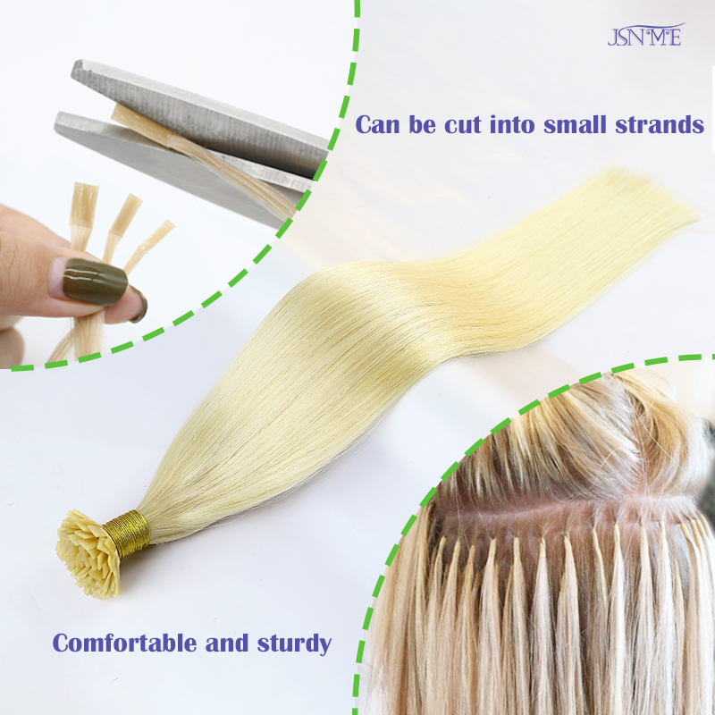 JSNME Flat tip Human Hair Exte - Hair Care Tips 评论和价格