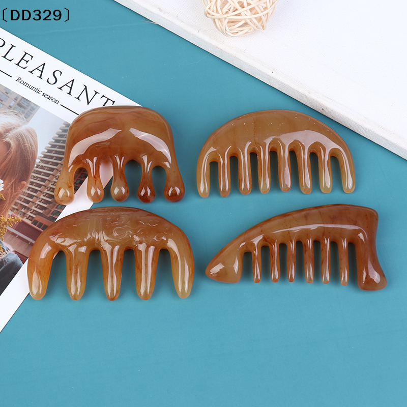 1×Natural Ox Horn Pocket Comb  - Hair Care Natur 评论和价格