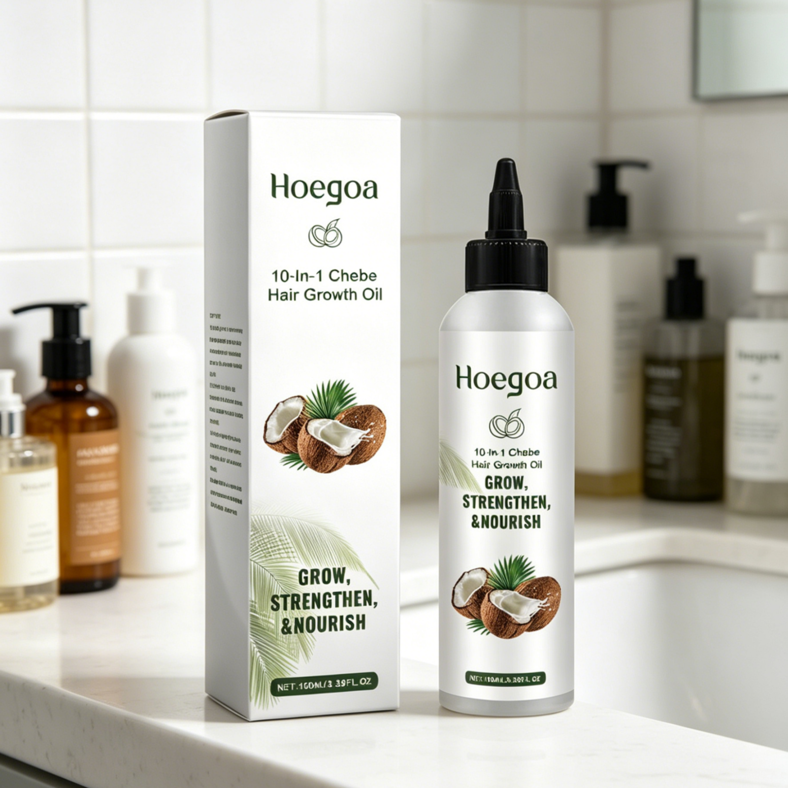 Hoegoa Chebe Hair Growth Oil F - Hair Care Natur 评论和价格