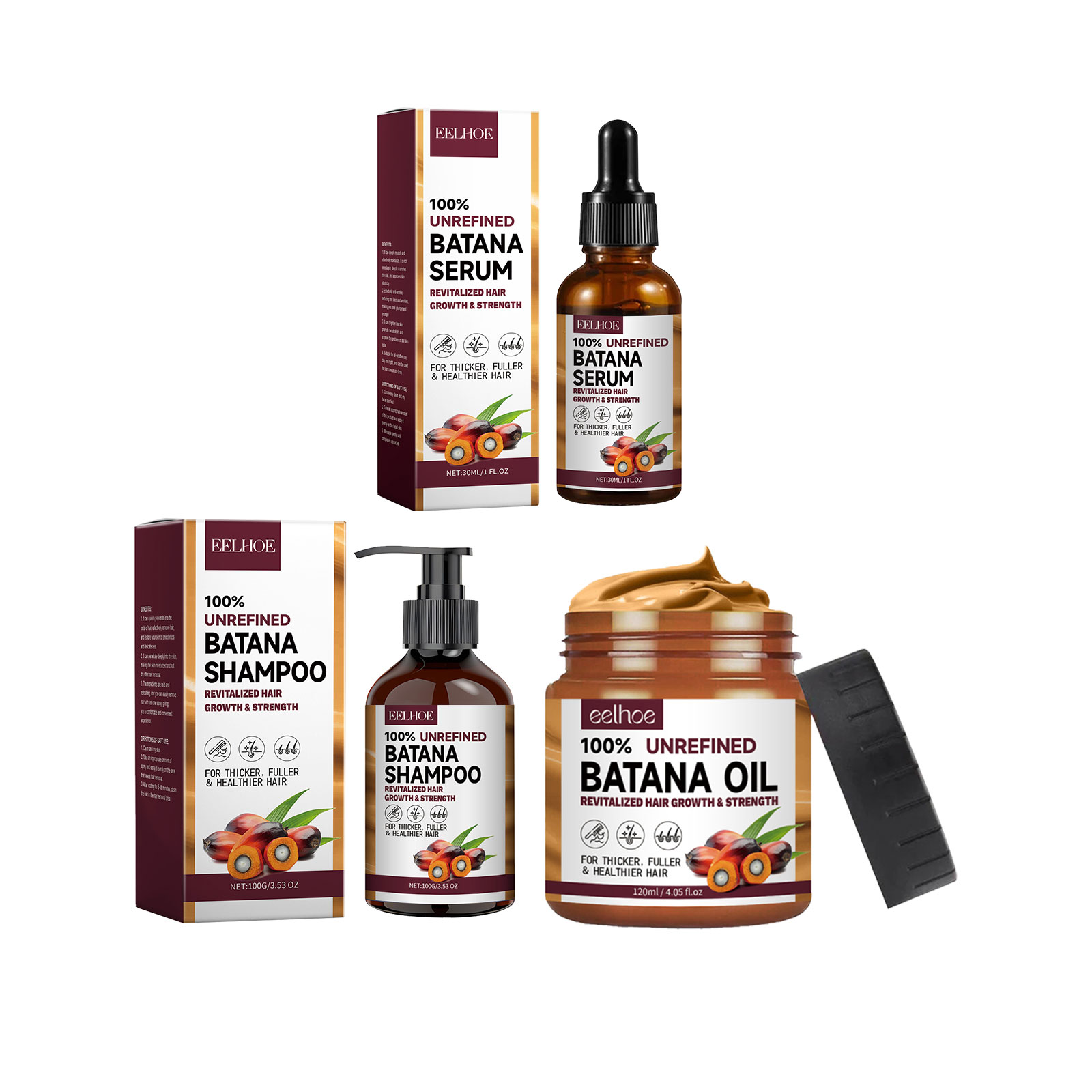 EELHOE Natural Batana Oil Deep - Hair Care Natur 评论和价格