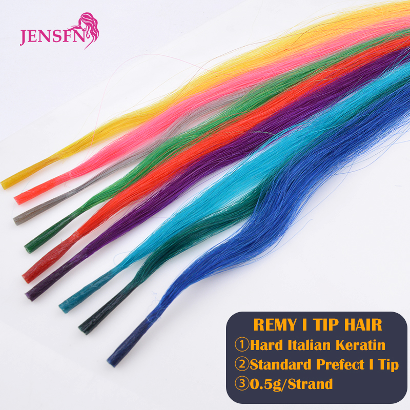 JENSFN  I Tip Color Hair Exten - Hair Care Tips 评论和价格