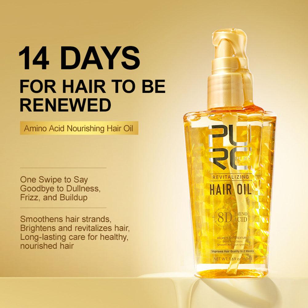 Natural Aminoacid hair oil Hai - Hair Care For Curly Dry Hair 评论和价格