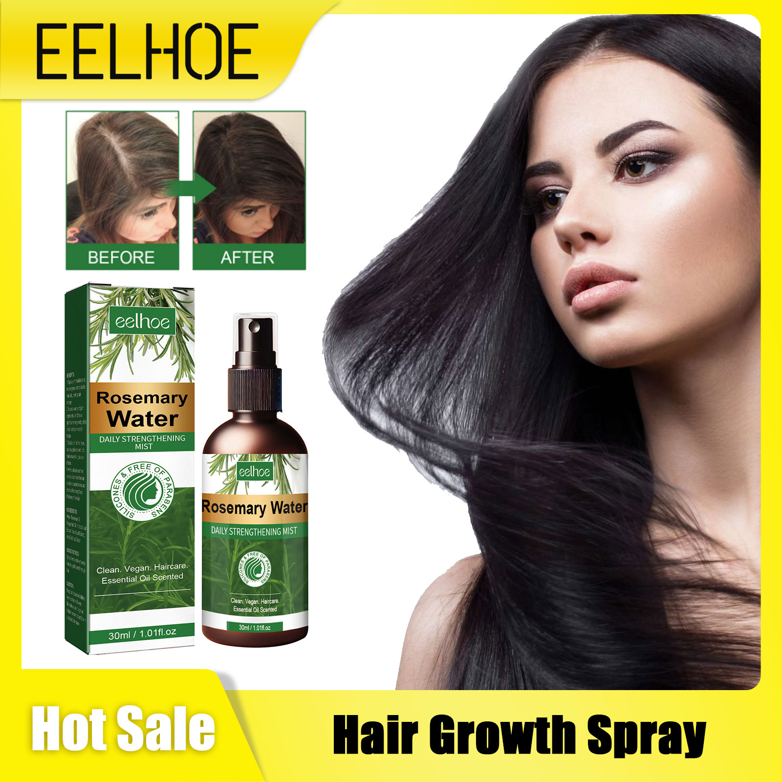 Rosemary Spray for Hair Nouris - Hair Care Natur 评论和价格